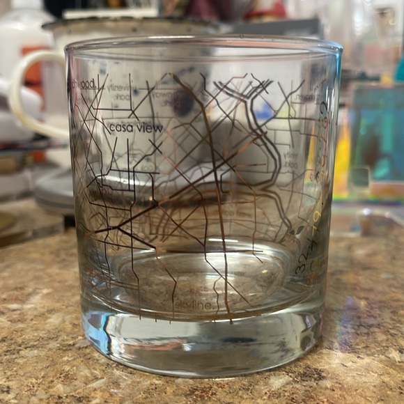 Well Told Dallas Map Rocks Glass - Picture 5 of 8